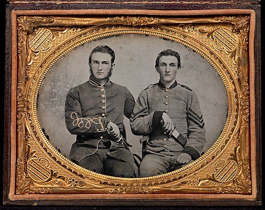 Hawkins brothers with swords