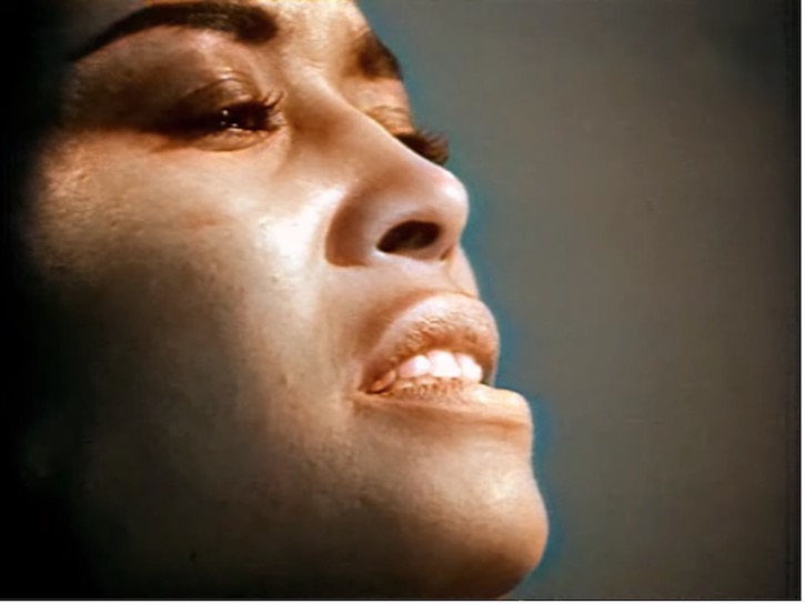 Extreme closeup with mouth partially open