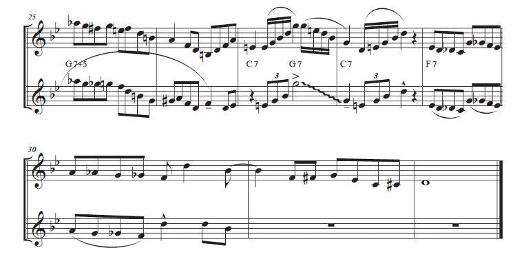 aged sheet music