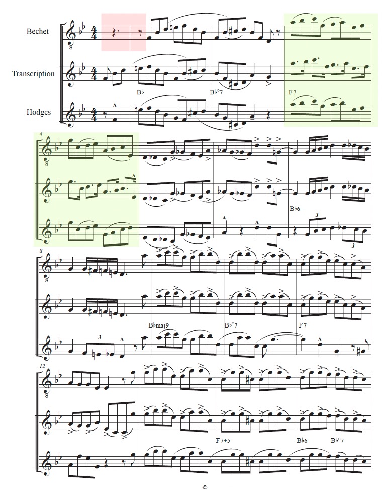 sheet music with three lines