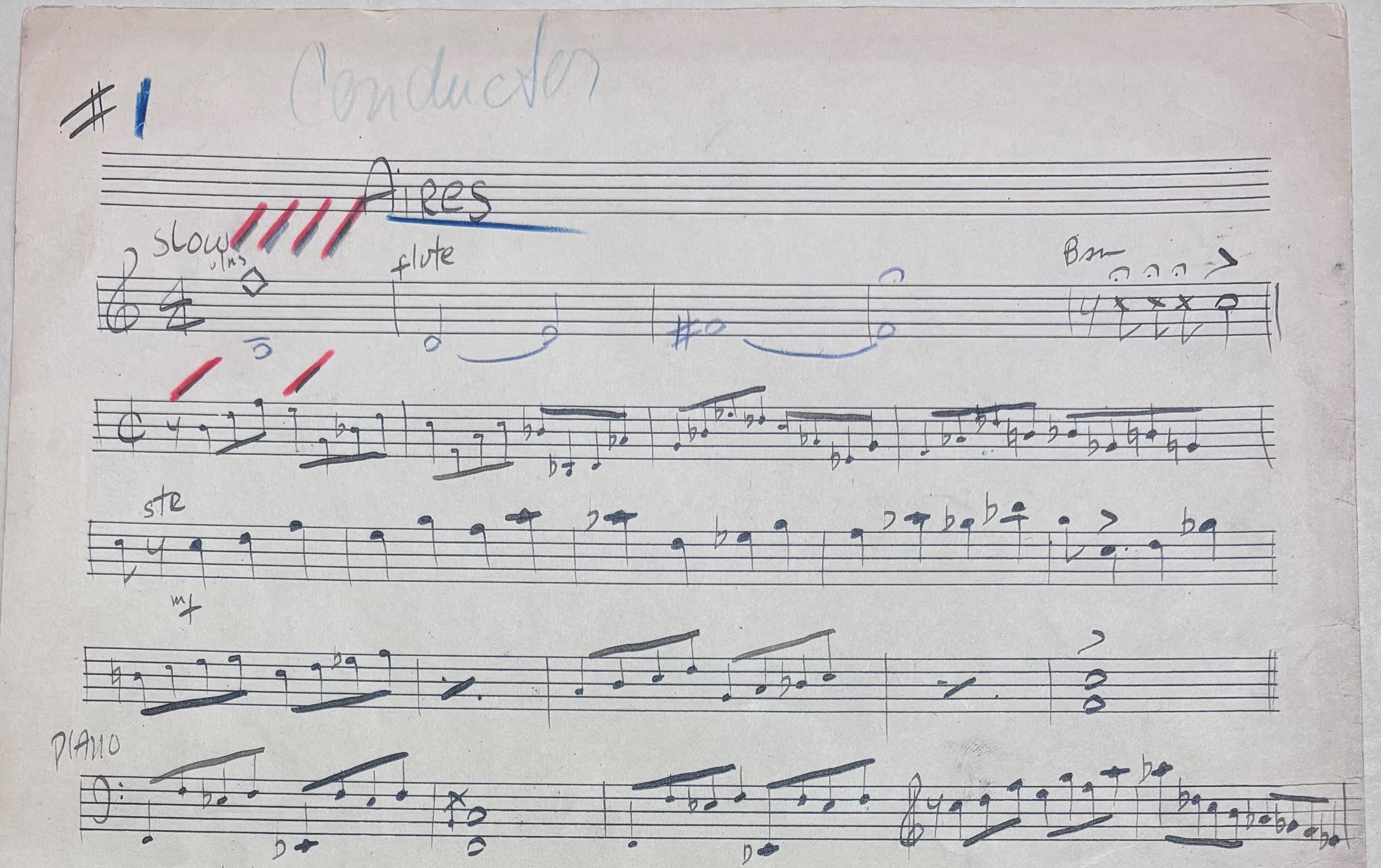 conductor score of aires